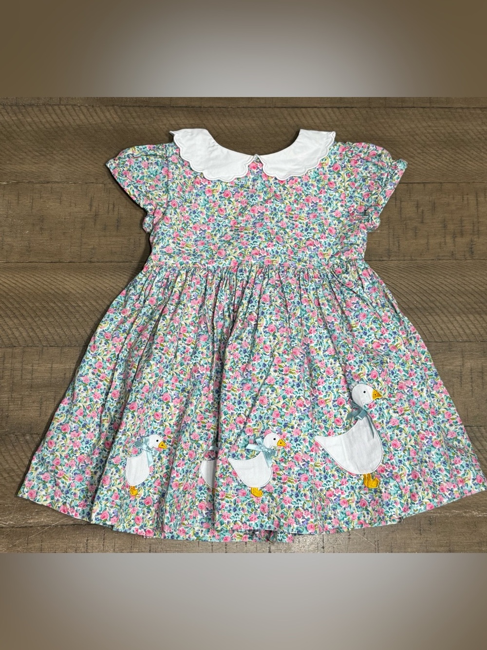Confiture Trotters London Floral Duck Dress| 2Y